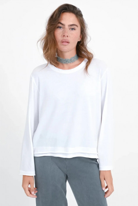 Love Joy Victory Longsleeve Maybell - white