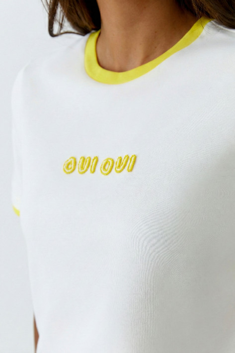 Oui T-Shirt OUI OUI - white