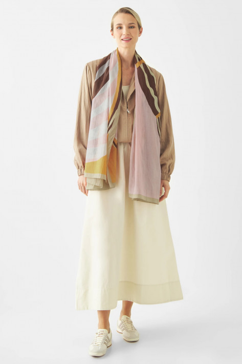 Codello Schal Sea Shell - beige/rosa/braun/orange