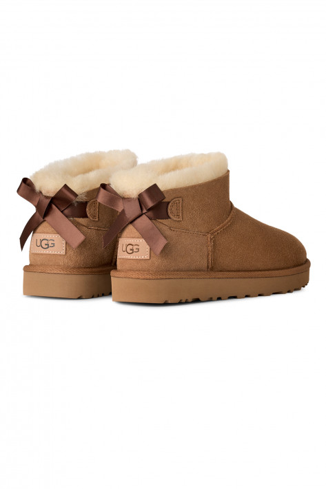 UGG Australia Ultra Mini Bailey Bow - chestnut
