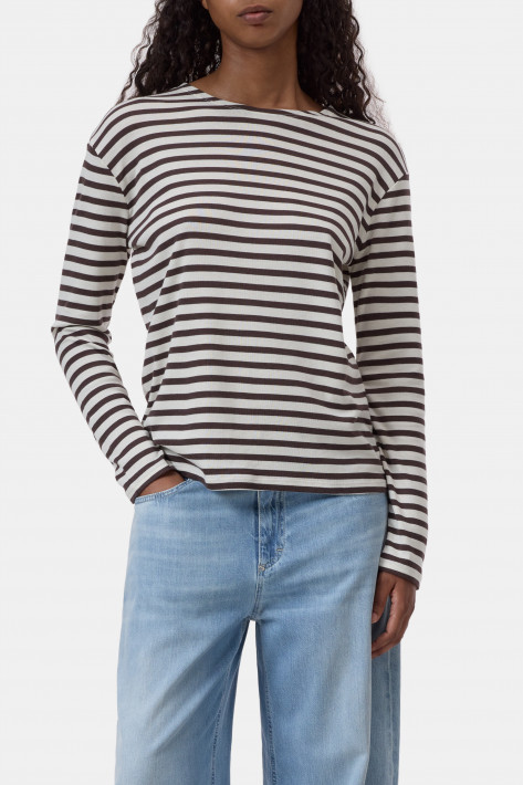 Closed Ringel-Longsleeve - hazel beige