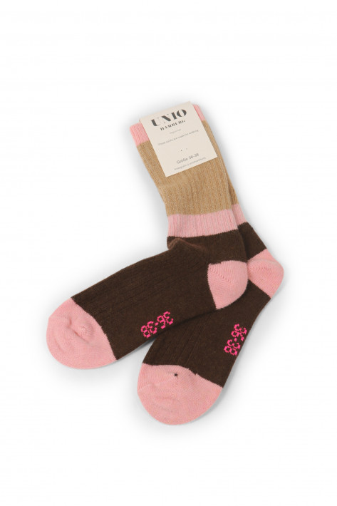 Unio Socken Calm Glitzi - rose-toast-glitzi