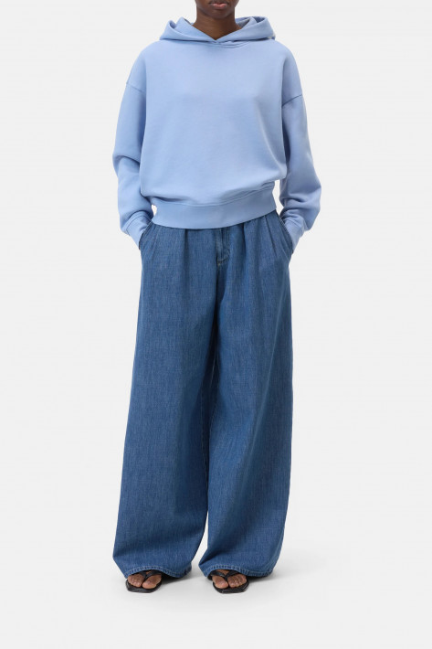 Closed Logo-Hoodie - sky blue