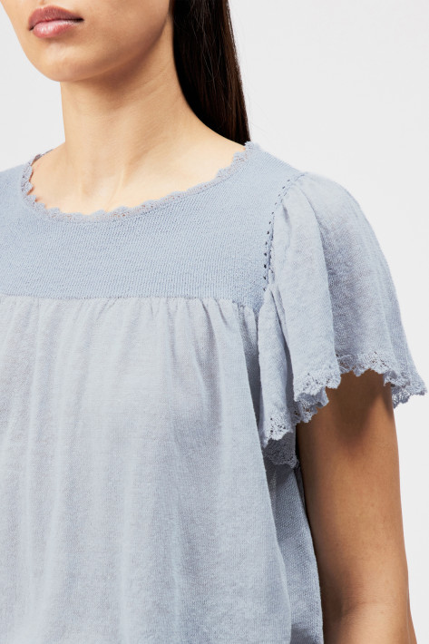 Drykorn Leinenshirt - blue