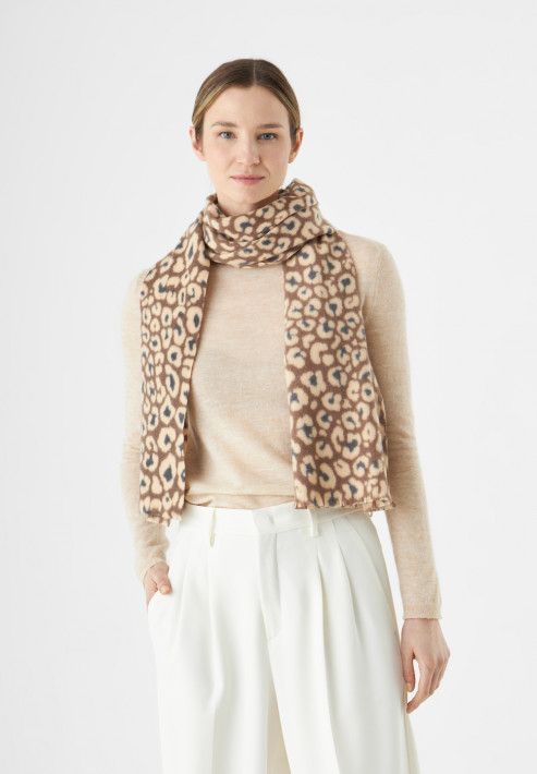 Codello Schal Leo - braun/dblau
