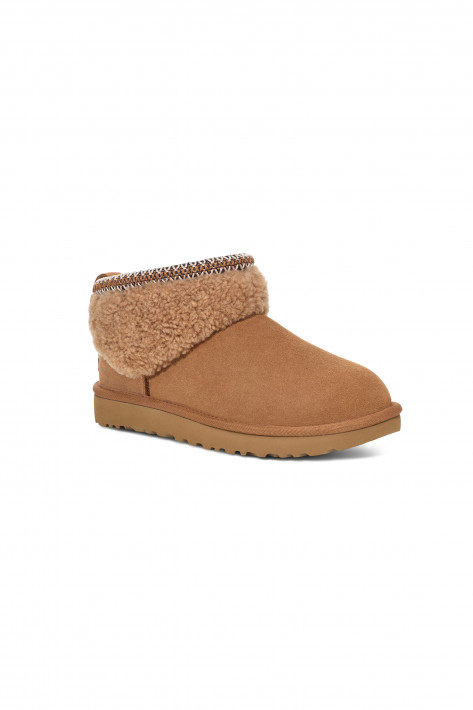 UGG Australia ULTRA MINI MAXI CURLY - chestnut