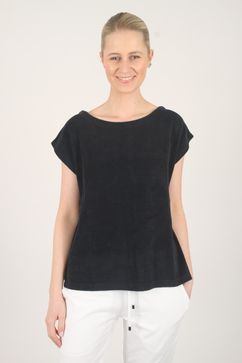 Juvia Frottee-Shirt Kimberly - navy