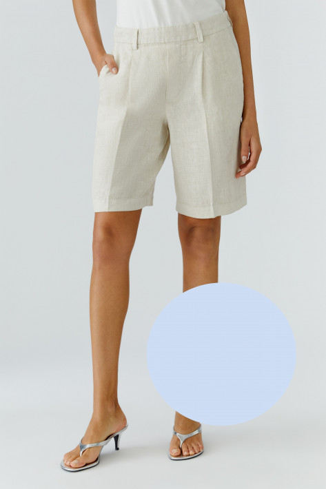 Oui Leinenbermude - lightblue
