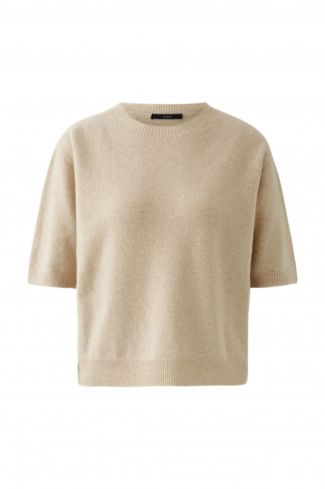 Oui Pulli 1/2-Arm - light stone/taupe