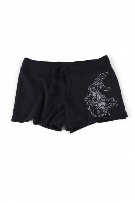 Juvia Fleece Shorts Koi - navy
