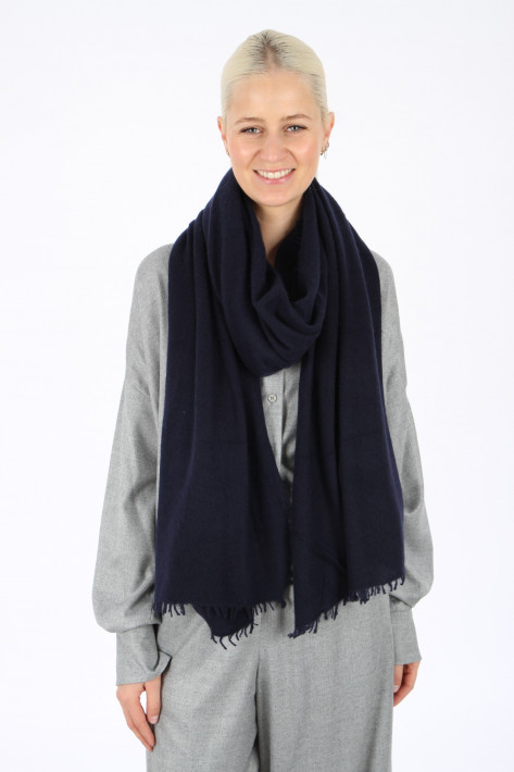 ROMY Cashmere Schal TIBET - outer space (navy)