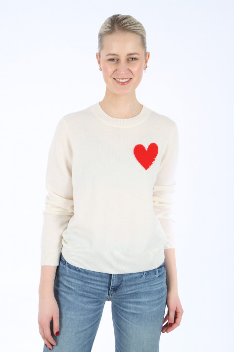 Love Future Pullover HEART - offwhite