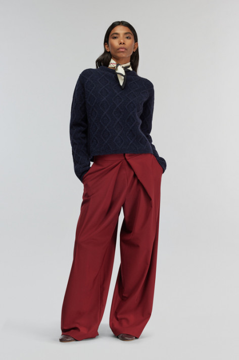 Semicouture Pulli/Cardigan - midnight