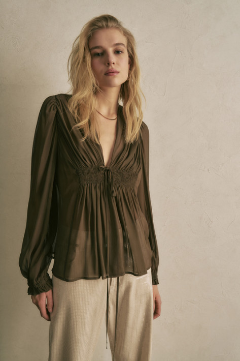 Semicouture Bluse - brown