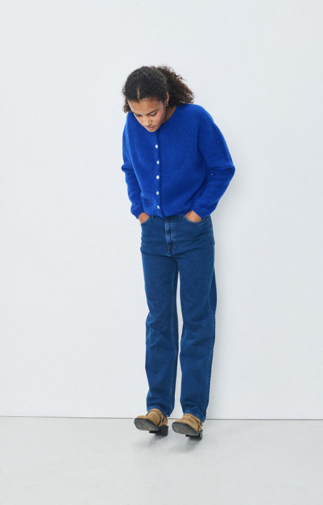 American Vintage Cardigan VITOW - royal blue