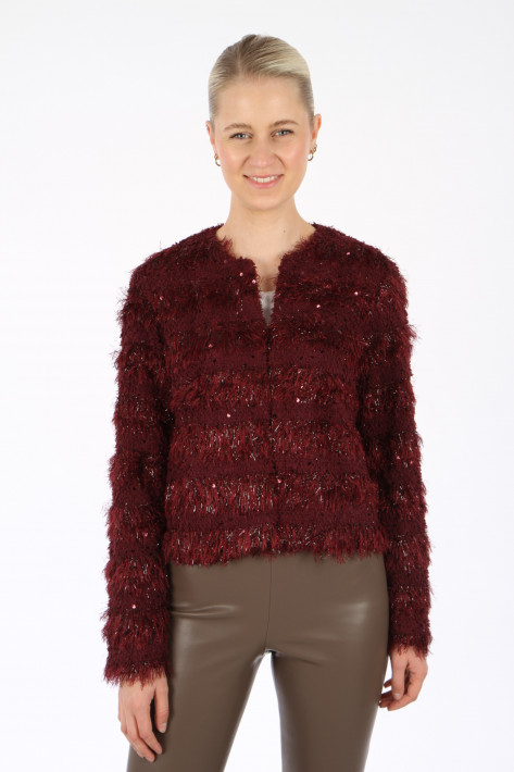 Oui Zottel-Jacke - bramble berry