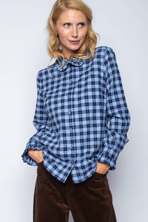 Emily Bluse - blue/navy