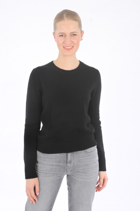Allude Cashmere-Pullover - black