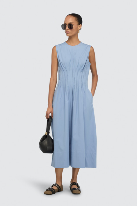 Semicouture Maxikleid - light blue