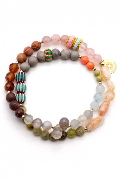 Schmückstück Armband Mala Twin Autumn Vibe