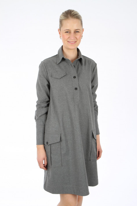 0039 Italy Kleid Martera - grey