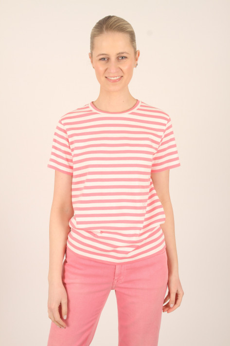 Closed T-Shirt - pink striped