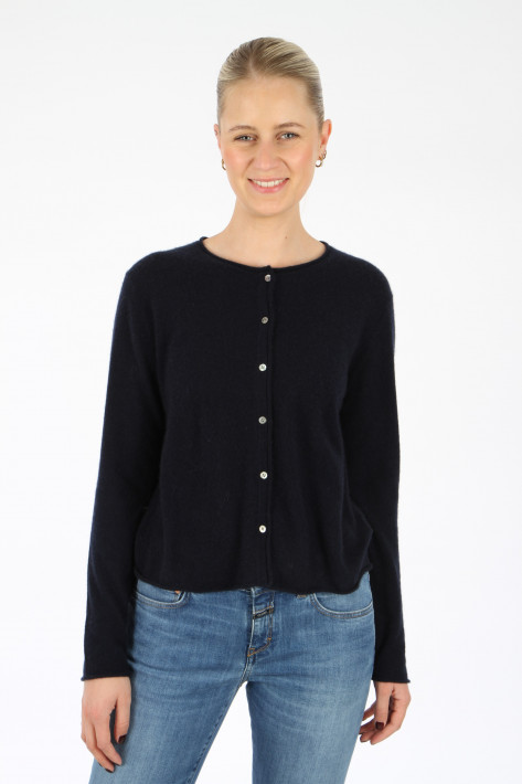 Hemisphere Cardigan R-Neck superlight - midnight