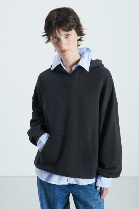 American Vintage Hoodie ATUBAY - black