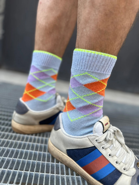 Unio Socken ARGY - blue/orange/yellow