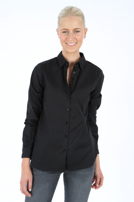 Rossana Diva Bluse - schwarz -