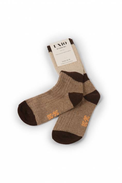 Unio Socken Calm - toast-brown-taupe