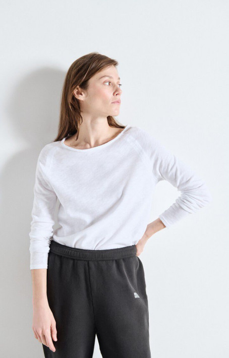 American Vintage Longsleeve Sonoma - white