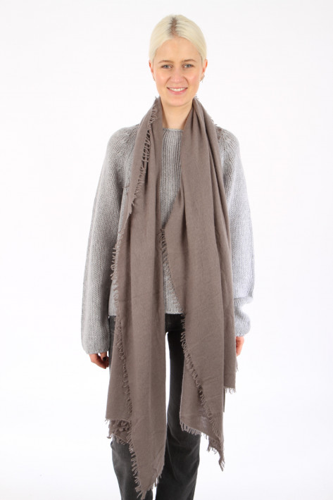 ROMY Cashmere Schal TIBET - dark grey