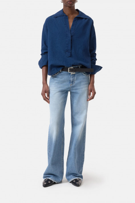 Closed Bluse Denim - navy