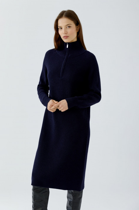 Oui Strickkleid - dark blue