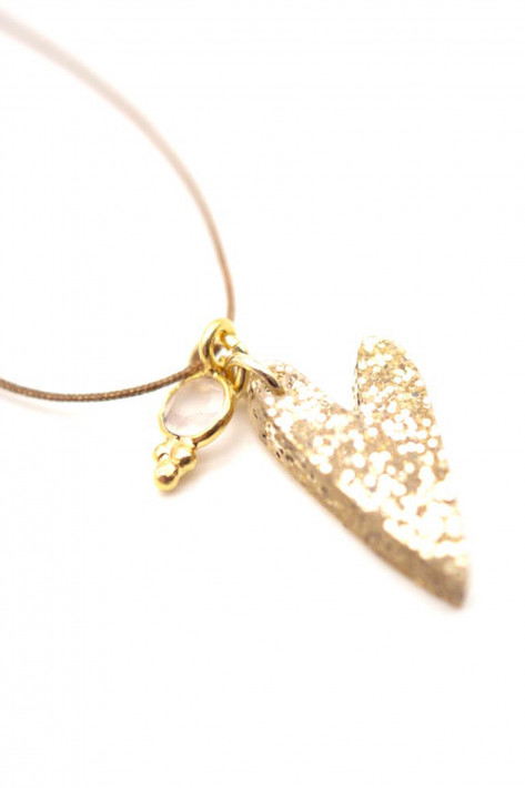 Schmückstück Kette Choker - brown/gold