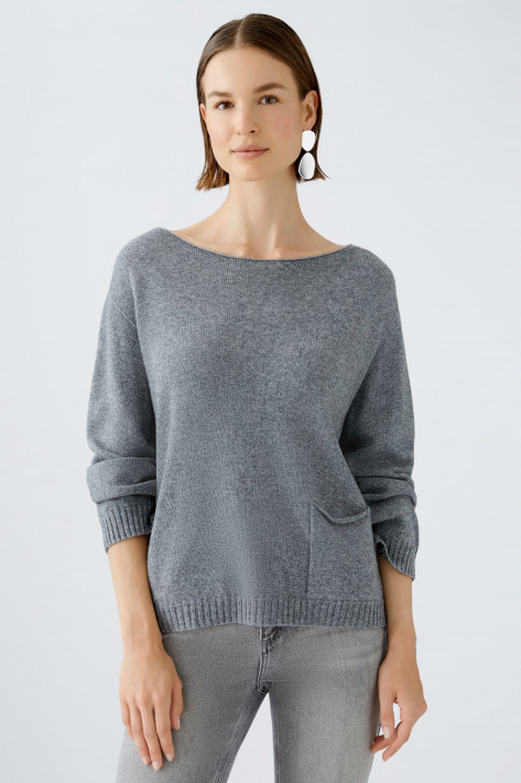 Oui Strickpullover - grey