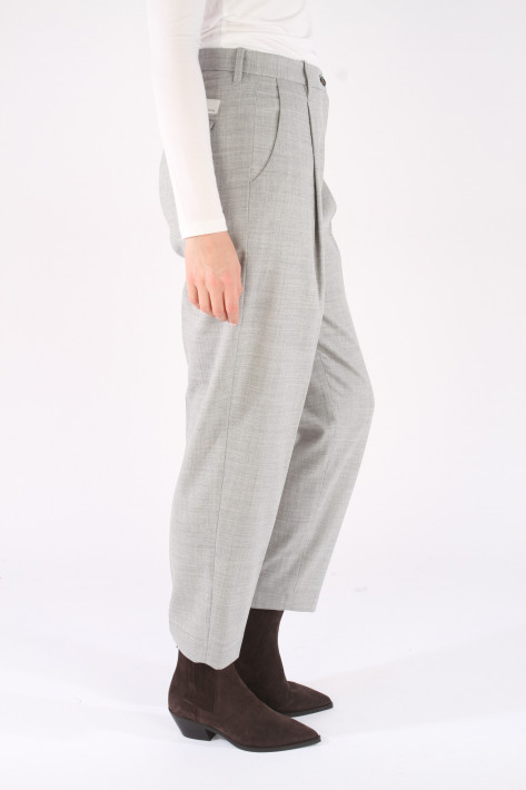 Nine in the Morning Janis Chino Palazzo High - light grey