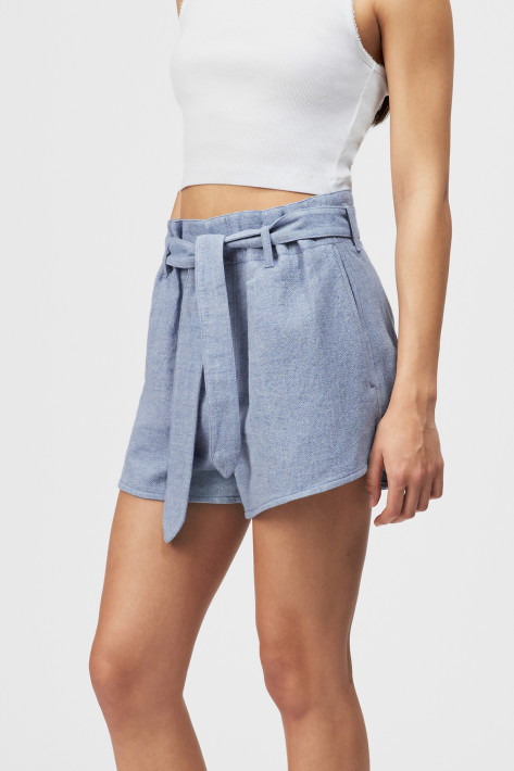 Drykorn Highwaist-Shorts - lightblue