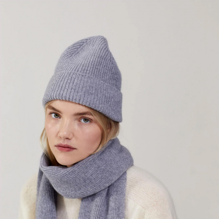 Le Bonnet Scarf - smoke/grey