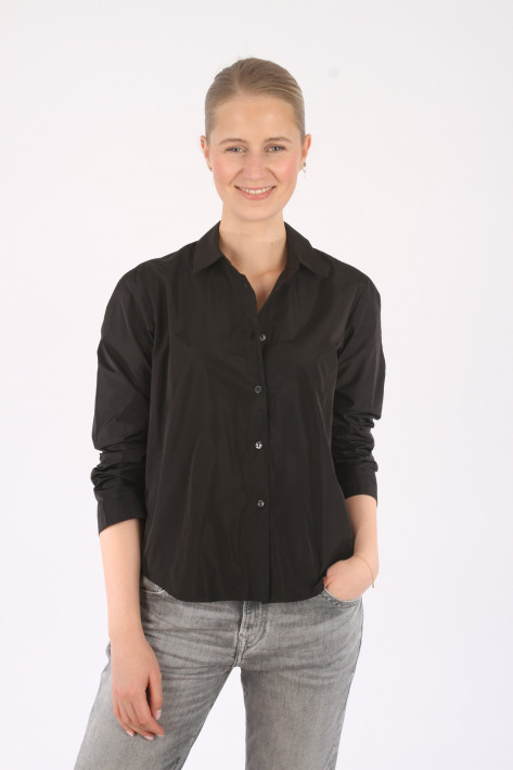 Rossana Diva Bluse glänzend - black