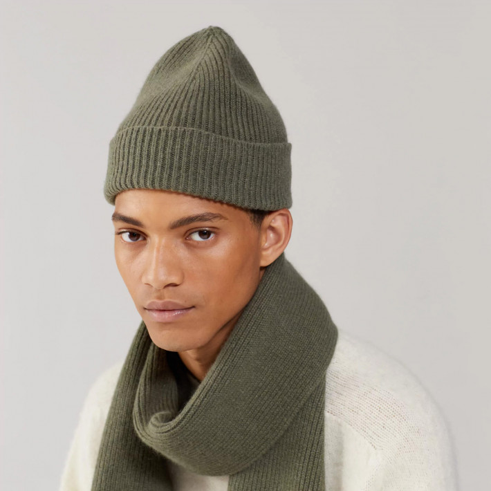 Le Bonnet Scarf - croco/khaki