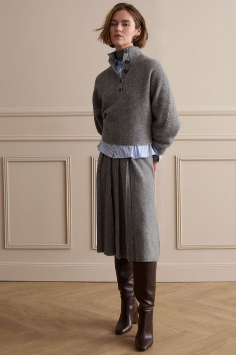 Oui Strickpullover - grey