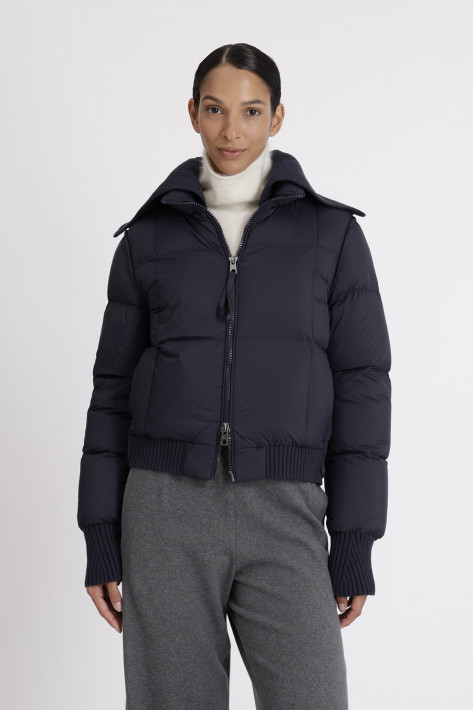 IQ Studio Puffer Bomberjacke - midnight blue