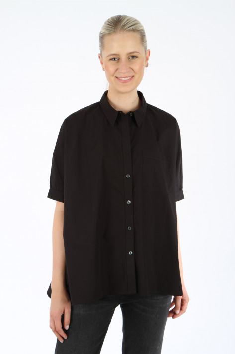 True Religion Oversized Bluse-schwarz