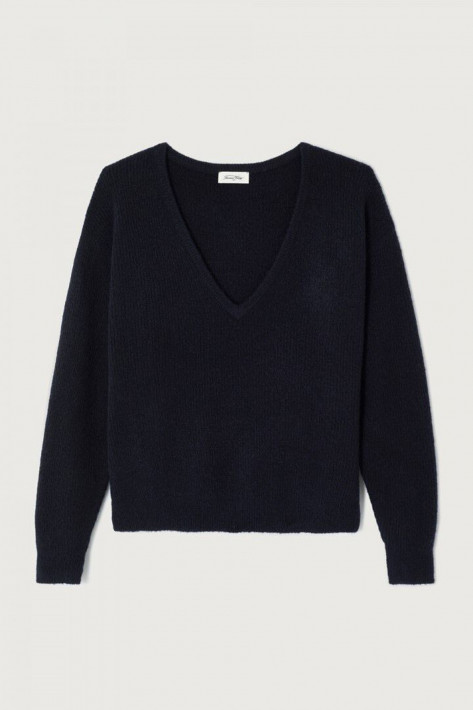 American Vintage V-Pulli Damsville - black