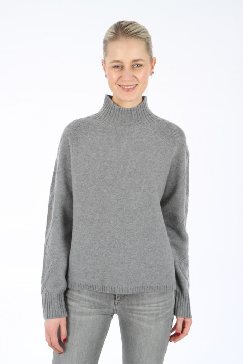 Hemisphere Pullover H-neck - med grey