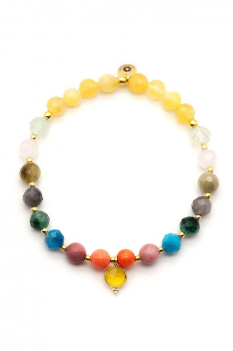 Schmückstück Armband Mala Single Blush