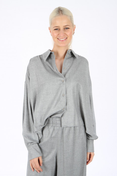 Drykorn Bluse FLANNA - grey