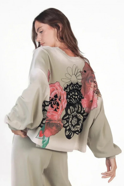Love Joy Victory Sweatshirt Tari - pussywillow gray